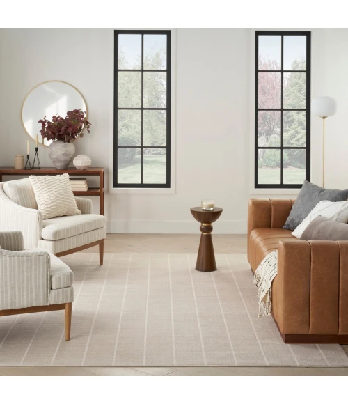 Nourison Serenity Home Ivory SRH05 10 ft. X 14 ft. Rect. Rug