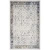 Nourison Home Astra Machine Washable ASW16 Ivory Blue 6 ft. 7 in. X 9 ft. Area Rug