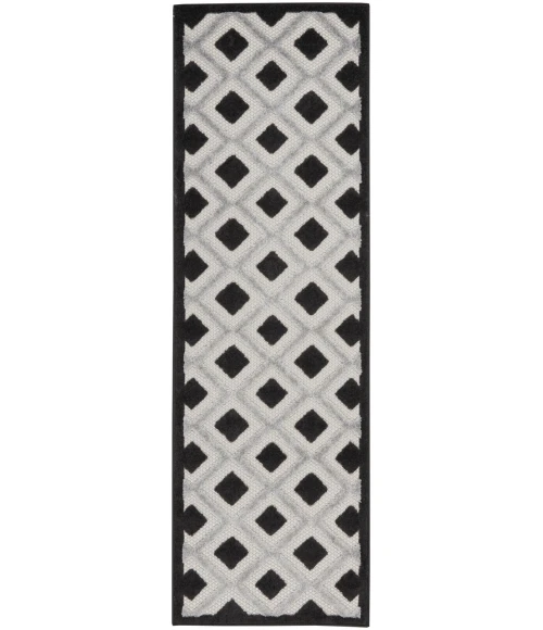 Nourison Aloha Area Rug ALH26-Black White
