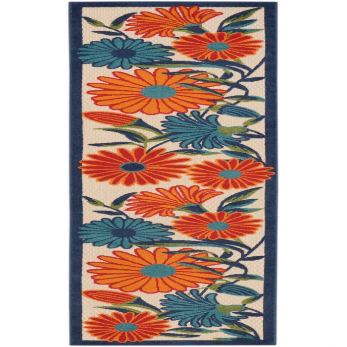 Nourison Aloha Multicolor ALH33 2 ft. 3 in. X 12 ft. Rectangle Rug