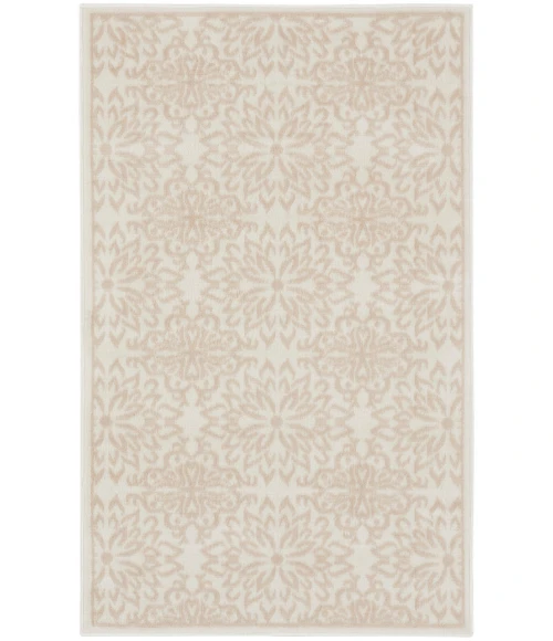 Nourison Jubilant Ivory Beige JUB06 3 ft. X 5 ft. Rectangle Rug