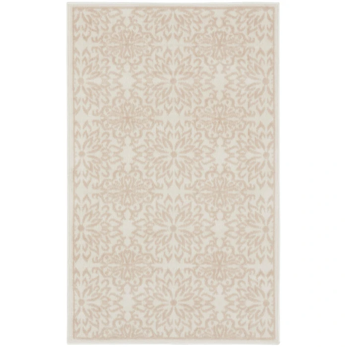 Nourison Jubilant Ivory Beige JUB06 3 ft. X 5 ft. Rectangle Rug