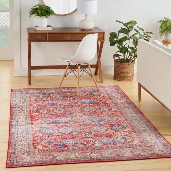 Nourison Fulton Area Rug FUL09 Red