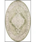 Nourison Astra Machine Washable Ivory Green ASW11 7 ft. 10 in. Round Rug
