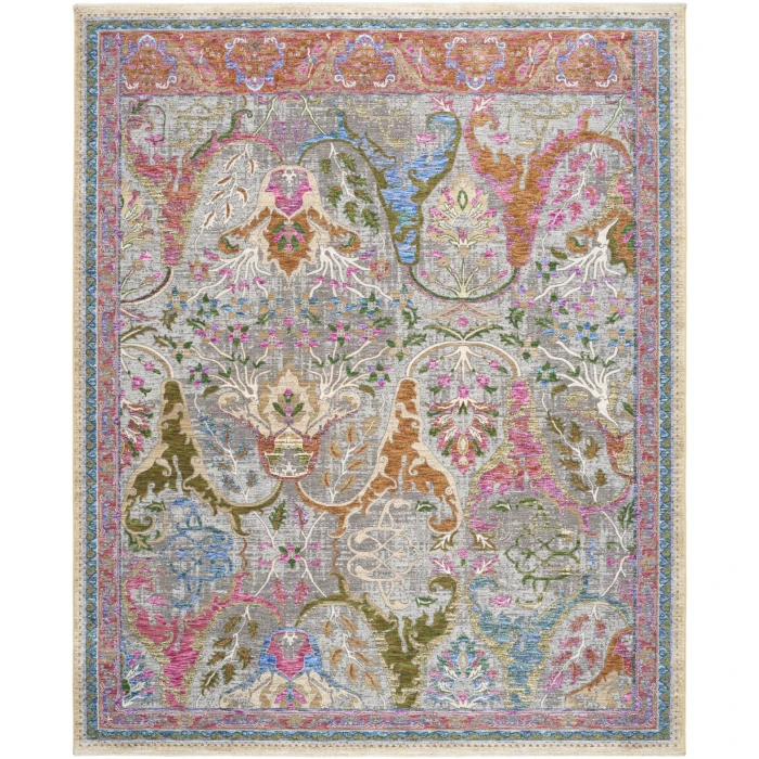 Nourison Home Vintage Harmony Pink VHH03 7ft.10in. x 9ft.10in. Rect. Rug