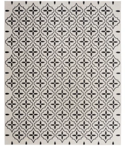 Nourison Home Nourison Essentials NRE04 Ivory Black 6 ft. X 9 ft. Area Rug