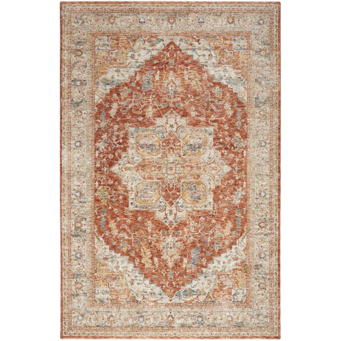 Nourison Sahar Ivory Multicolor SHR06 9 ft. X 13 ft. Rect. Rug