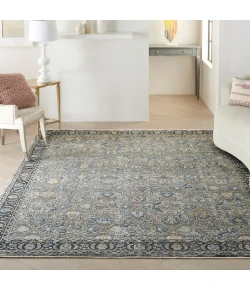 Nourison Home Starry Nights STN10 Grey/Navy 8 ft. X 10 ft. Area Rug