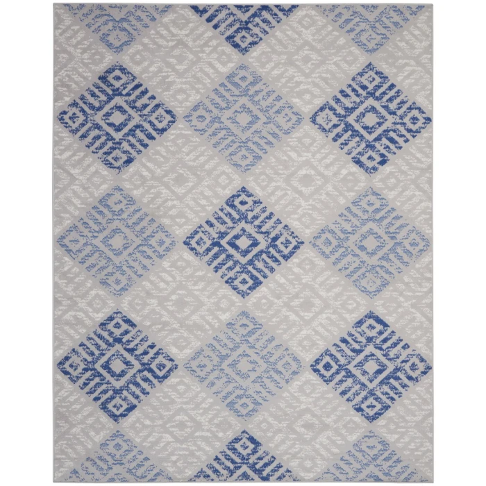Nourison Whimsicle Area Rug WHS18-Grey Blue