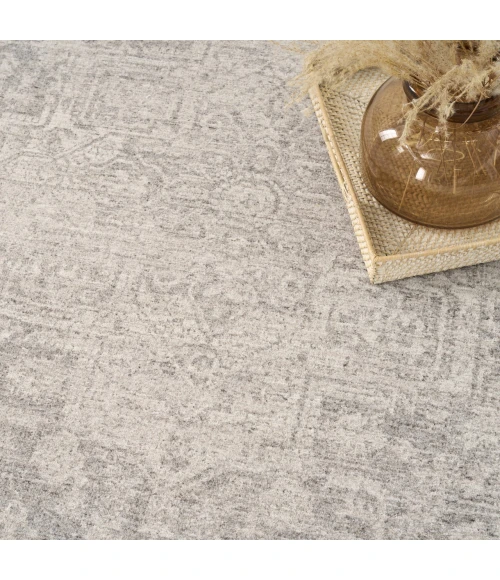 DKNY Pure Shades Grey SAD02 5ft.3in. x 7ft.8in. Rect. Rug