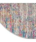 Nourison Passion Round Area Rug PSN09-Ivory/Multi