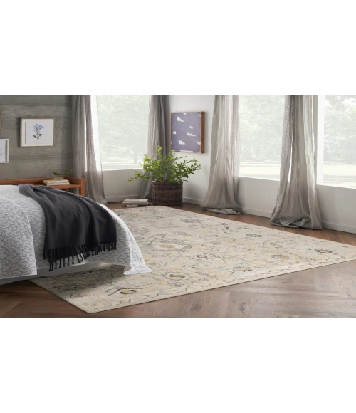 Nourison Oushak Home Cream OUS01 8 ft. X 9 ft. 10 in. Rectangle Rug