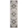 Nourison Home Elation ETN09 Ivory Grey 2 ft. 3 in. X 7 ft. 6 in. Area Rug