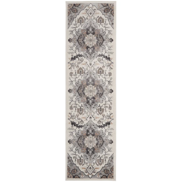 Nourison Elation Area Rug ETN09-Ivory Grey