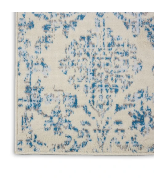 Nourison Jubilant Area Rug JUB09-Ivory/Blue