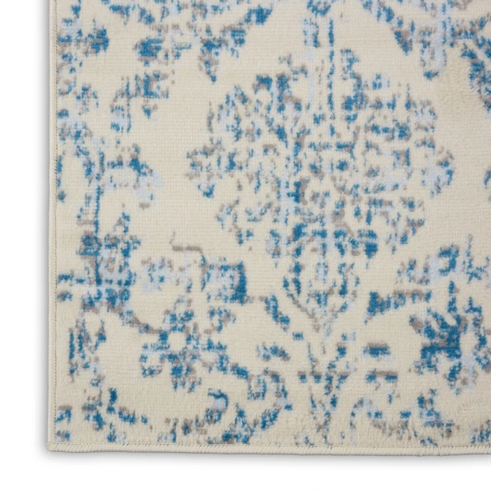Nourison Jubilant Area Rug JUB09-Ivory/Blue