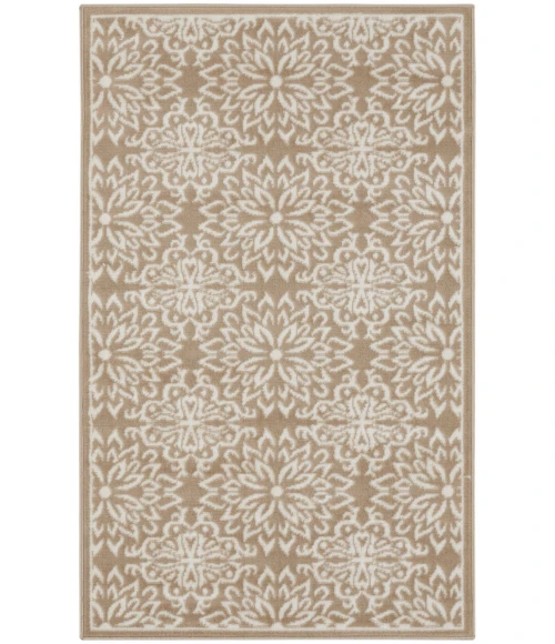 Nourison Jubilant Taupe JUB06 3 ft. X 5 ft. Rectangle Rug