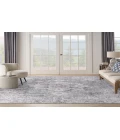 Nicole Curtis Machine Washable Series 1 Ivory Grey SR101 10 ft. X 14 ft. Rectangle Rug