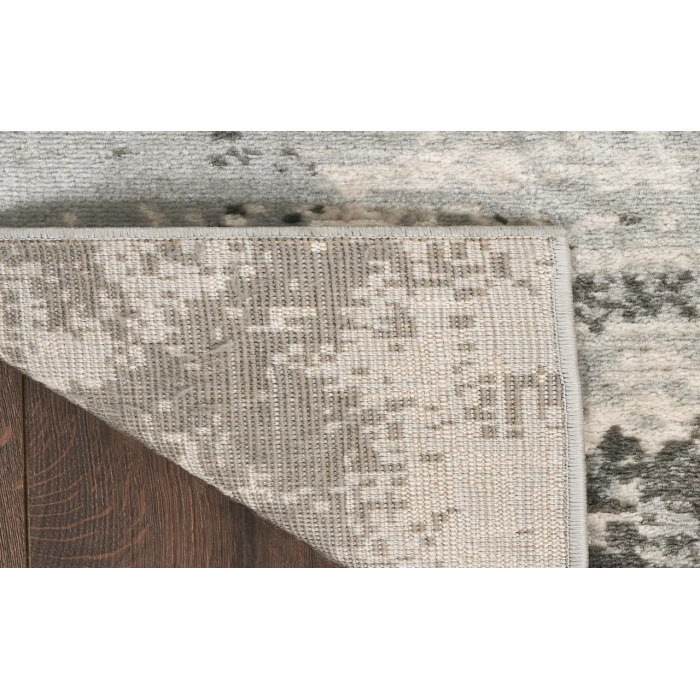 Nourison Serenity Home Ivory Grey SRH06 3 ft. 11 in. X 5 ft. 11 in. Rectangle Rug
