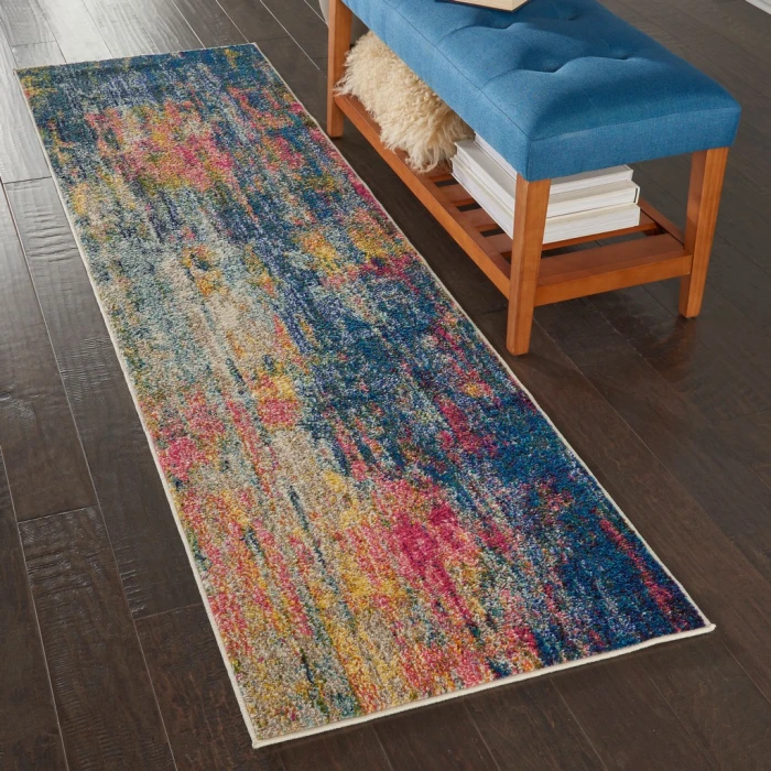 Nourison Celestial Area Rug CES09-Blue/Yellow