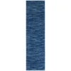 Nourison Home Nourison Essentials NRE01 Navy Blue 2 ft. 2 in. X 7 ft. 6 in. Area Rug
