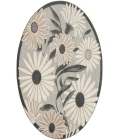 Nourison Aloha Beige ALH33 5 ft. 3 in. Round Rug