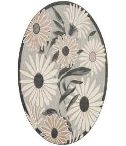 Nourison Home Aloha ALH33 Beige 5 ft. 3 in. Round Area Rug