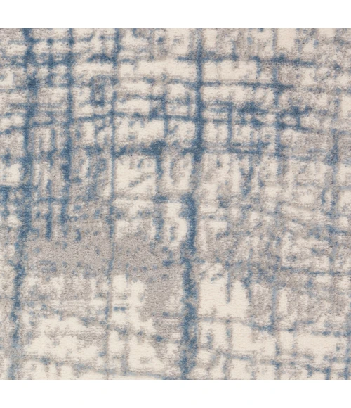 Calvin Klein Rush Area Rug CK950 Ivory Blue