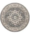 Nourison Quarry Grey/Ivory QUA07 4 ft. X Round Rug