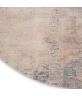 Nourison Rustic Textures Area Rug RUS02 Beige/Grey 7'10" Round