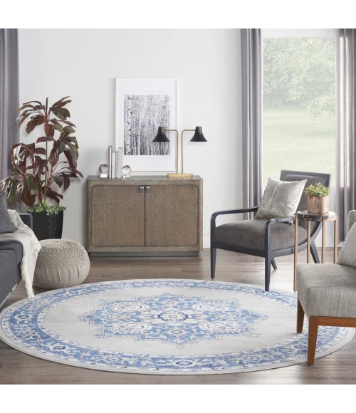 Nourison Whimsicle Area Rug WHS03-Grey Blue