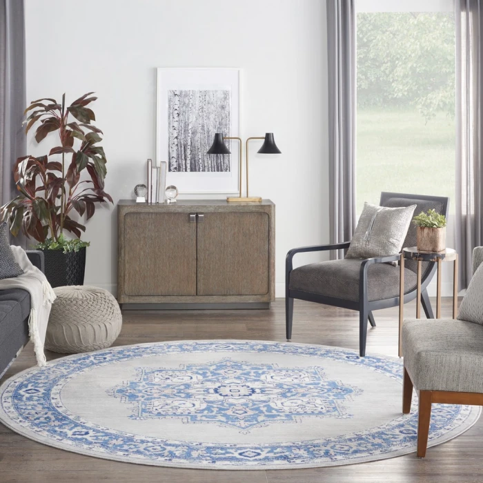 Nourison Whimsicle Area Rug WHS03-Grey Blue
