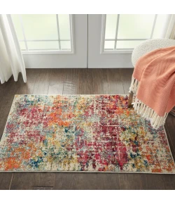 Nourison Home Celestial CES13 Pink Multicolor 2 ft. 2 in. X 3 ft. 9 in. Area Rug