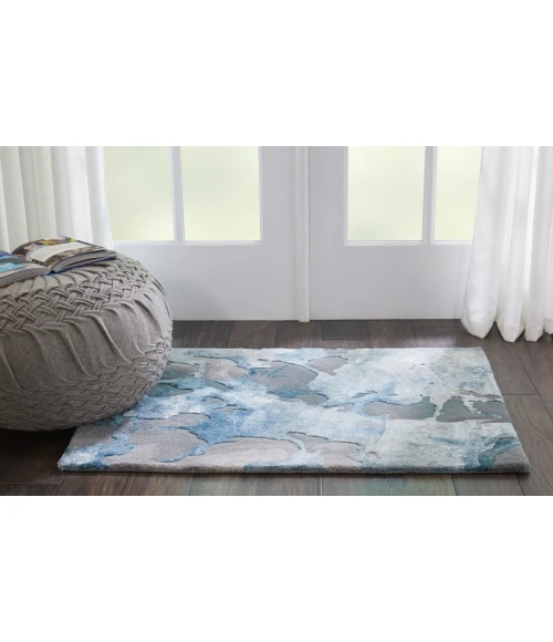 Nourison Prismatic Grey/Slate PRS14 2 ft. X 3 ft. Rect. Rug