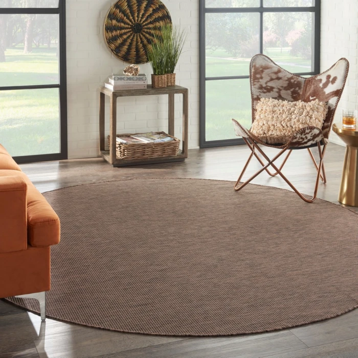 Nourison Positano Round Area Rug POS01-Natural