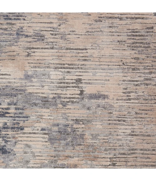 Nourison Rustic Textures Area Rug RUS05 Beige/Grey 7'10" Round