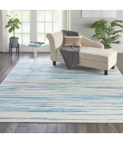Nourison Home Jubilant JUB04 Blue 7 ft. 10 in. X 9 ft. 10 in. Area Rug
