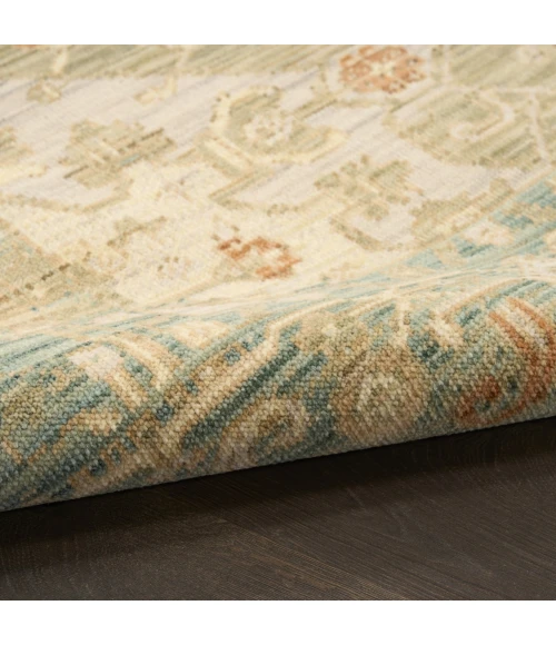 Nourison Home Antique Bloom Blue ANB03 8ft. x 10ft. Rect. Rug