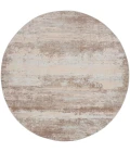 Nourison Rustic Textures Area Rug RUS03 Beige 7'10" Round