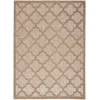 Nourison Home Easy Care NES01 Natural Beige 5 ft. X 7 ft. Area Rug