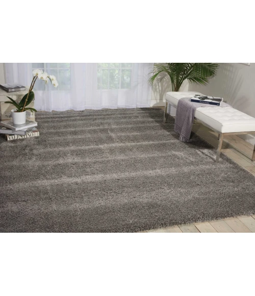 Nourison Home Yummy Shag Silver YUM01 3ft.11in. x 5ft.11in. Rect. Rug