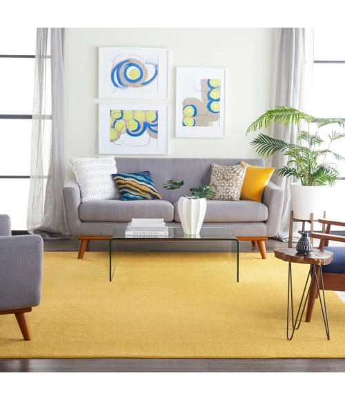 Nourison Nourison Essentials Yellow Area Rug NRE01 Yellow 10' x 14'