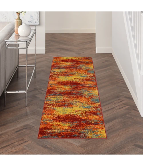 Nourison Home Nourison Essentials Flame NRE06 2 ft. X 6 ft. Rectangle Rug