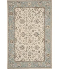 Nourison Living Treasures Area Rug LI16-Ivory/Aqua