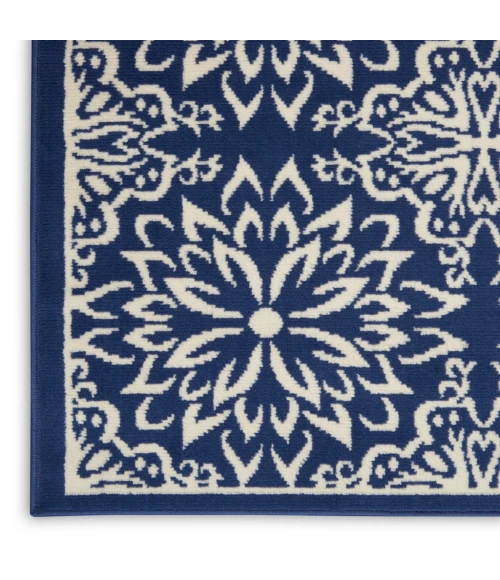 Nourison Jubilant Runner Area Rug JUB06-Navy/Ivory