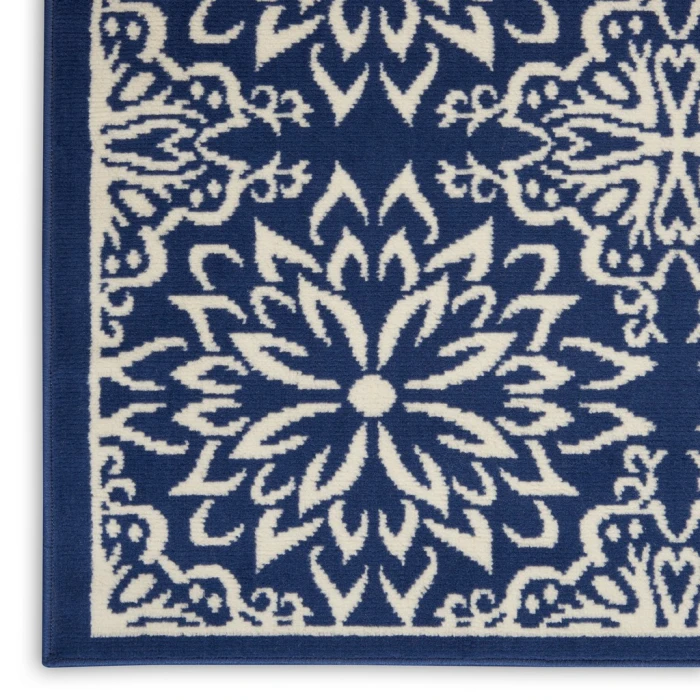 Nourison Jubilant Runner Area Rug JUB06-Navy/Ivory