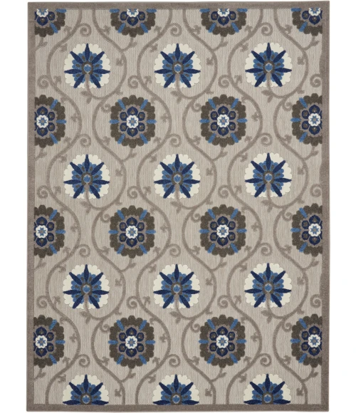Nourison Aloha Area Rug ALH19 Grey/Blue
