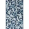 Nourison Home Garden Oasis GOA01 Navy 5 ft. X 7 ft. Area Rug