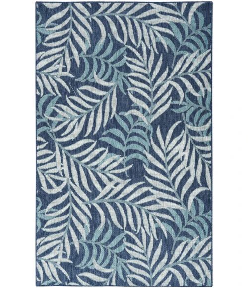 Nourison Garden Oasis Navy GOA01 5 ft. X 7 ft. Rectangle Rug