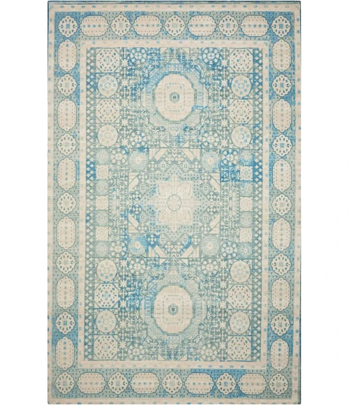 Nourison Home Madera Blue MAD03 5ft. x 7ft. Rect. Rug